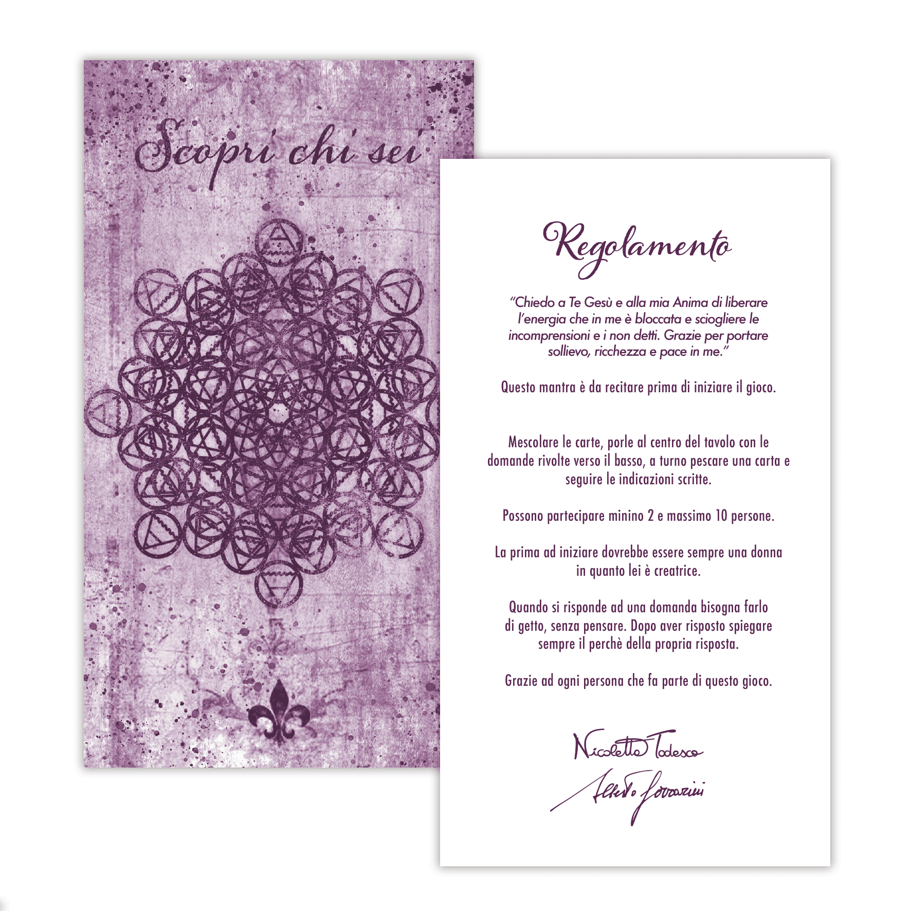 Carte da gioco “Scopri chi sei” – Viola (Bundle)
