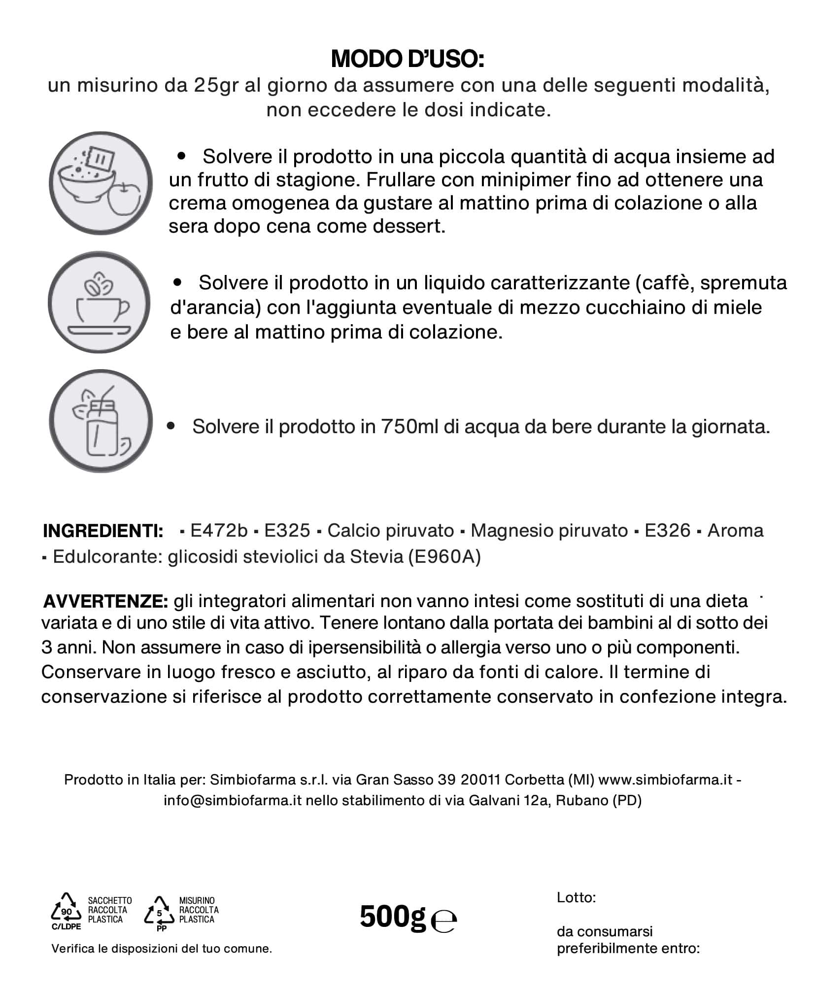 Kit integratori "3/6/9"