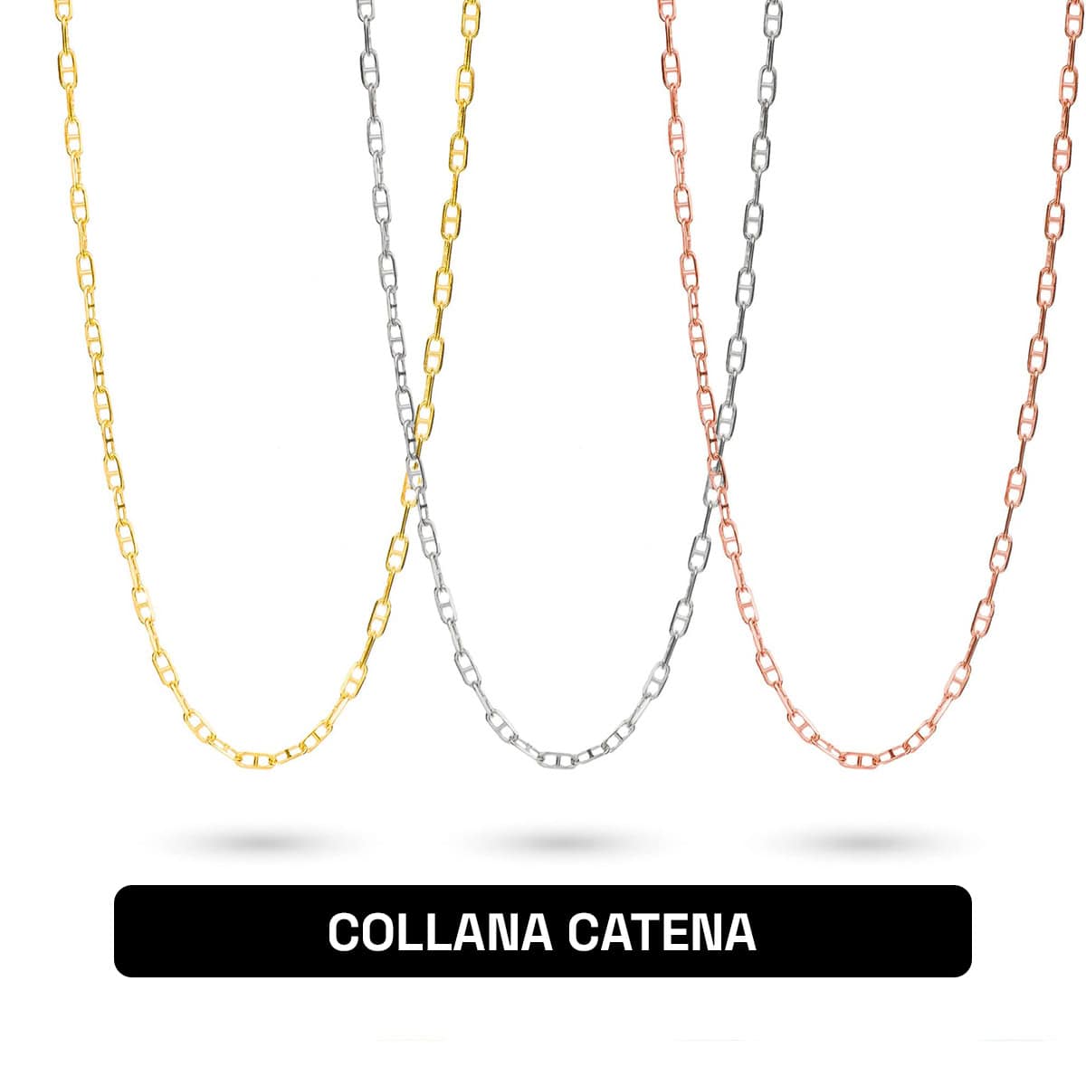 Collana catena donna 50cm