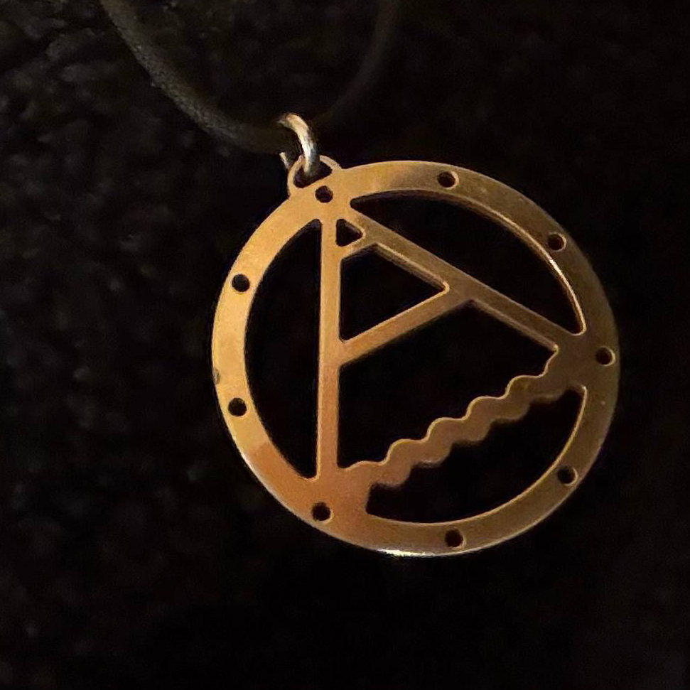 Ciondolo in argento 33 mm