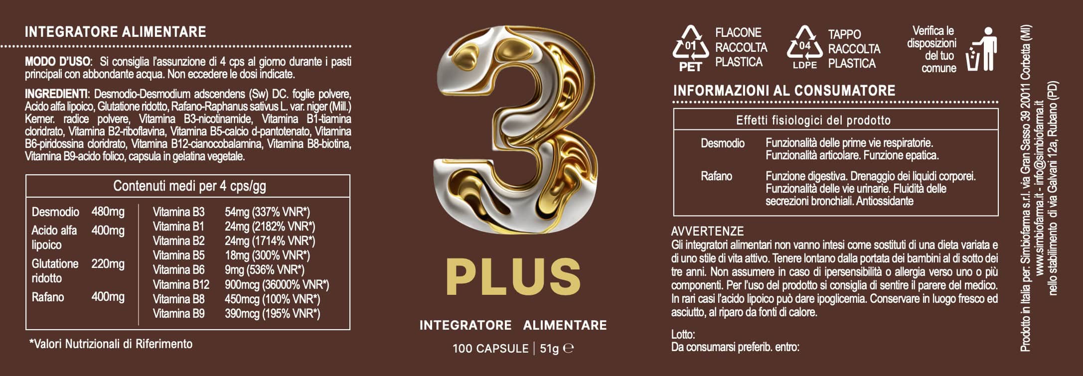 Integratore | 3 Plus