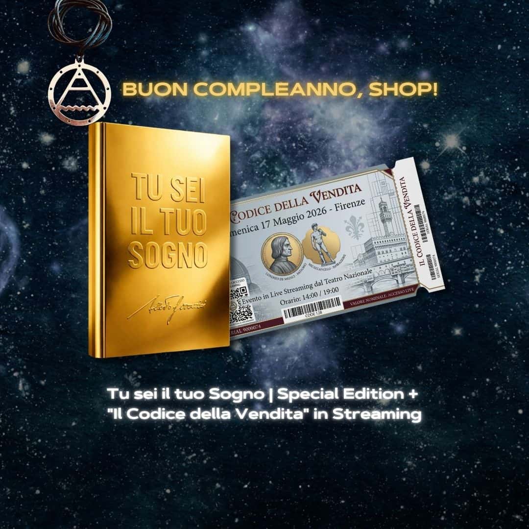 Tu sei il tuo Sogno | Special Edition + “Il Codice della Vendita” in Streaming | BIRTHDAY SHOP PACK
